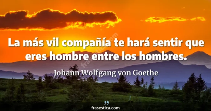 Cita de Johann Wolfgang von Goethe