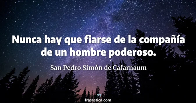 Cita de San Pedro Simón de Cafarnaum