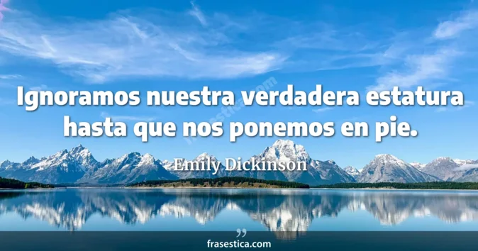 Cita de Emily Dickinson