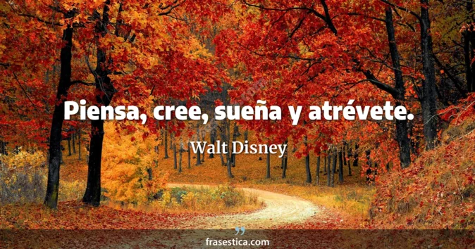 Cita de Walt Disney