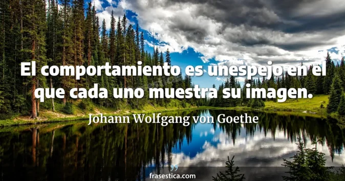 Cita de Johann Wolfgang von Goethe