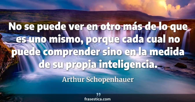 Cita de Arthur Schopenhauer