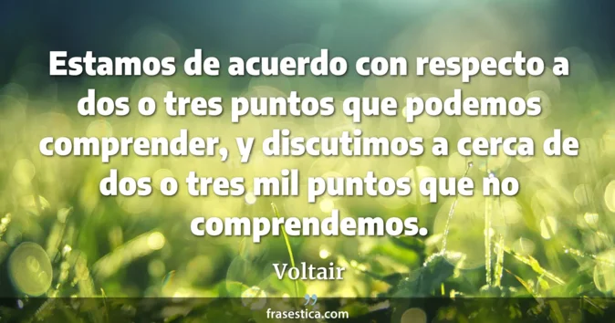 Cita de Voltair