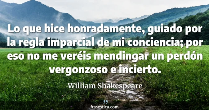 Cita de William Shakespeare