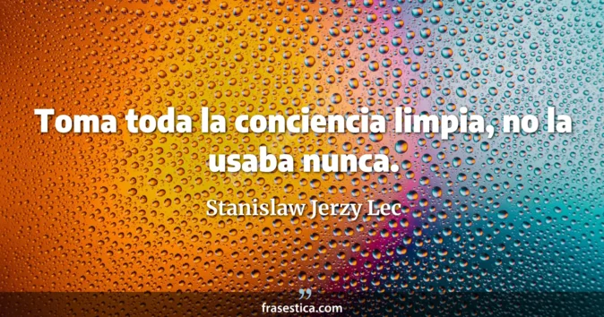 Cita de Stanislaw Jerzy Lec