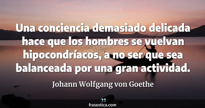 Cita de Johann Wolfgang von Goethe
