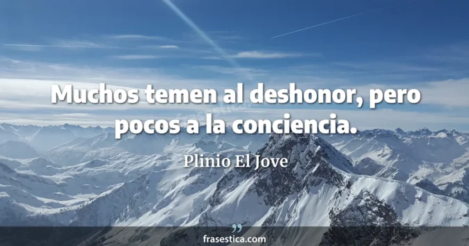 Cita de Plinio El Jove