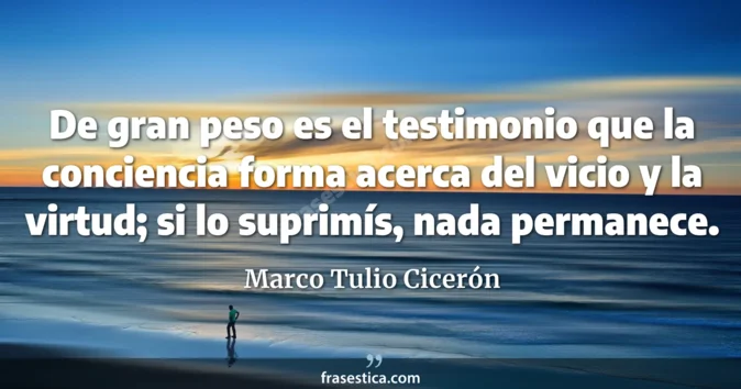 Cita de Marco Tulio Cicerón