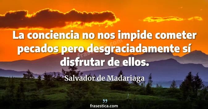 Cita de Salvador de Madariaga