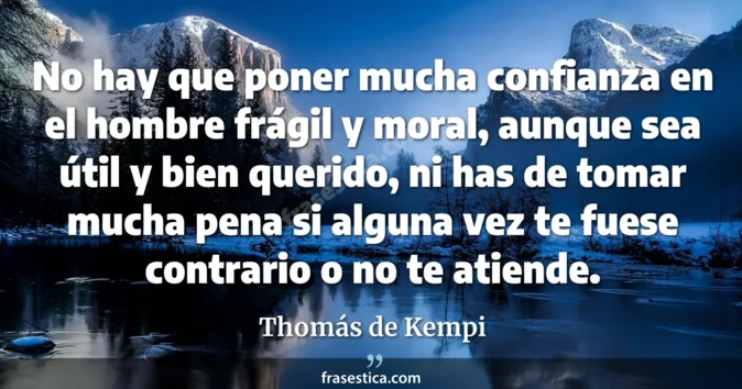 Cita de Thomás de Kempi