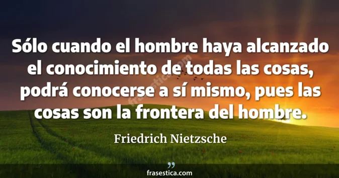Cita de Friedrich Nietzsche
