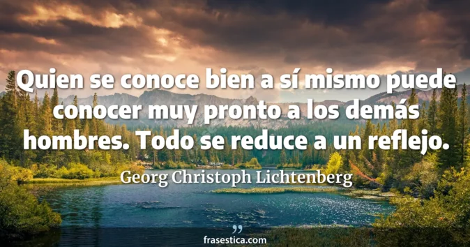 Cita de Georg Christoph Lichtenberg