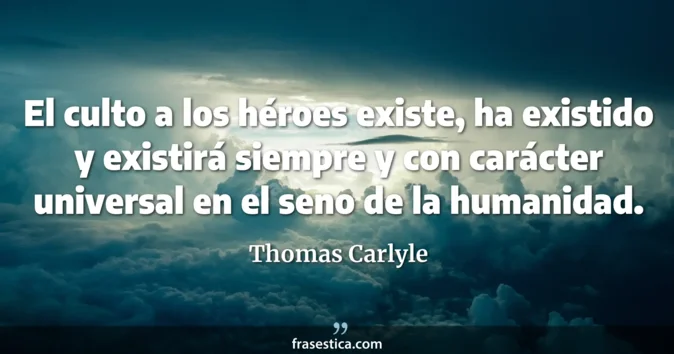 Cita de Thomas Carlyle