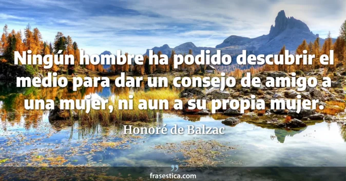 Cita de Honoré de Balzac