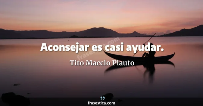 Cita de Tito Maccio Plauto
