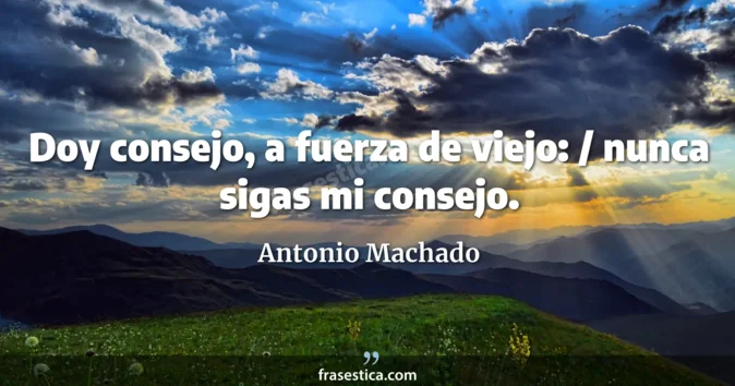 Cita de Antonio Machado