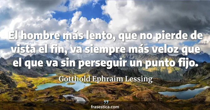 Cita de Gotthold Ephraim Lessing