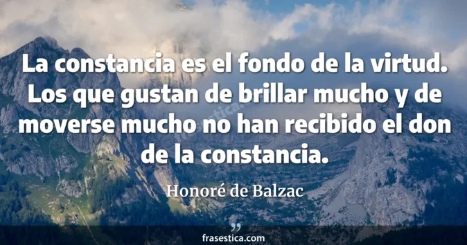 Cita de Honoré de Balzac