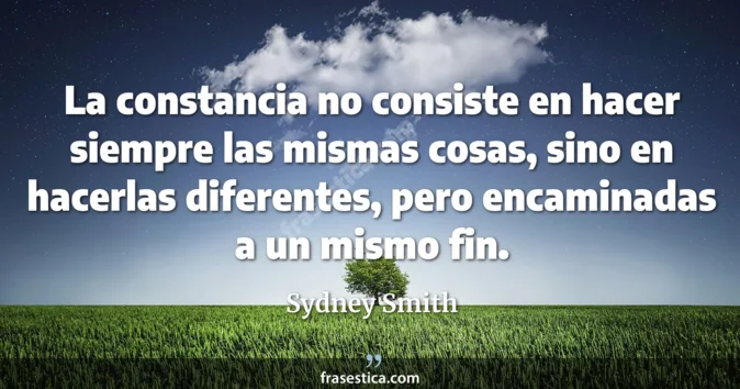 Cita de Sydney Smith