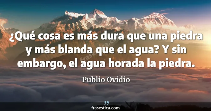Cita de Publio Ovidio