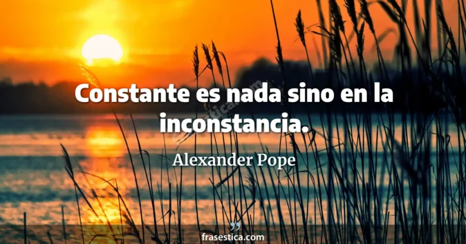 Cita de Alexander Pope