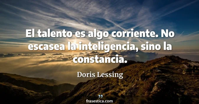 Cita de Doris Lessing
