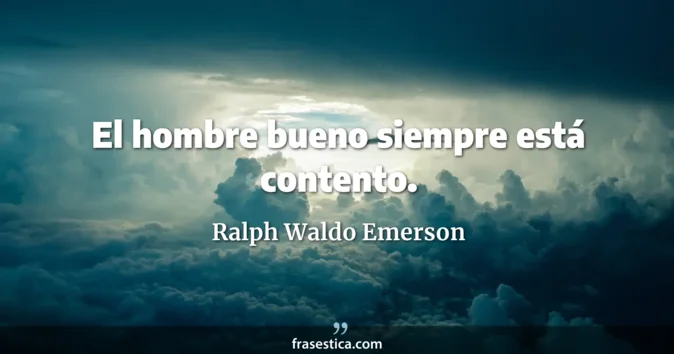 Cita de Ralph Waldo Emerson
