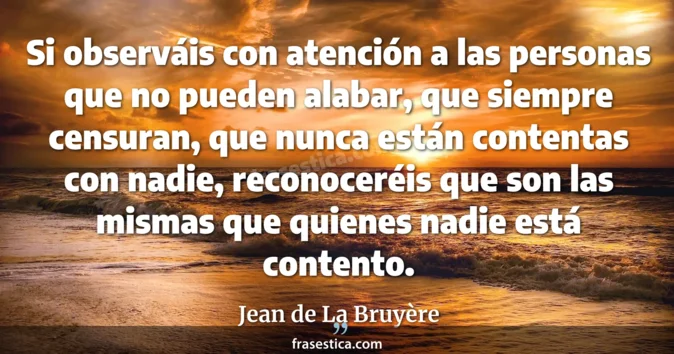 Cita de Jean de La Bruyère