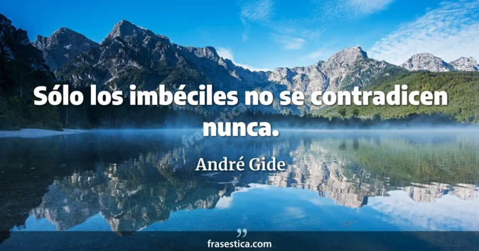Cita de André Gide
