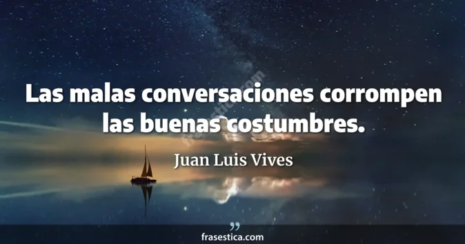 Cita de Juan Luis Vives