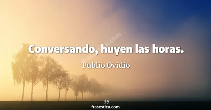 Cita de Publio Ovidio