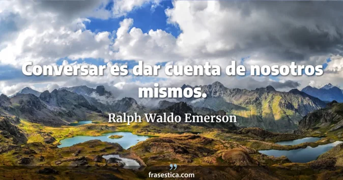Cita de Ralph Waldo Emerson