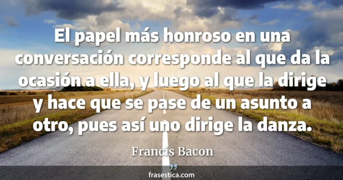 Cita de Francis Bacon