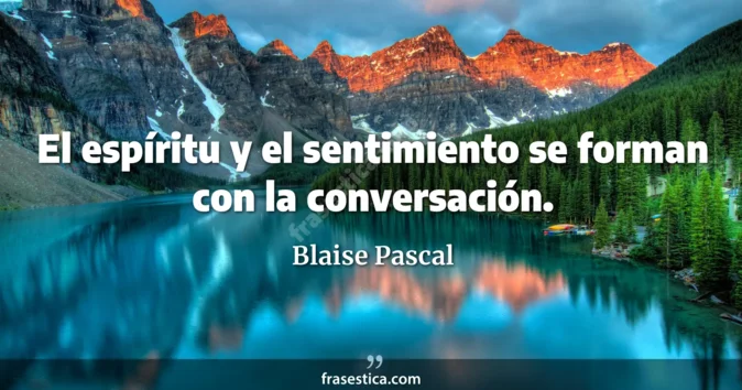 Cita de Blaise Pascal