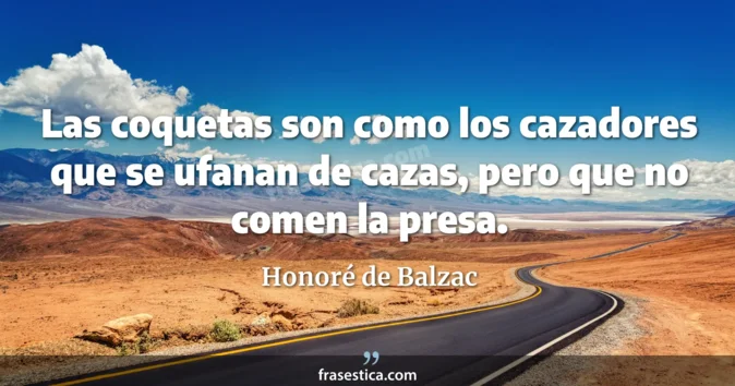 Cita de Honoré de Balzac