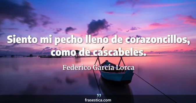 Cita de Federico García Lorca