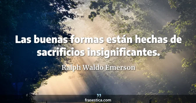 Cita de Ralph Waldo Emerson