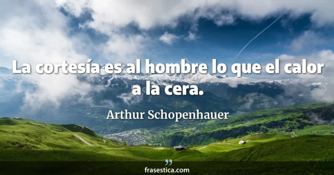 Cita de Arthur Schopenhauer