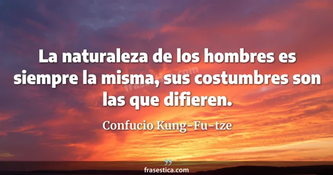 Cita de Confucio Kung-Fu-tze