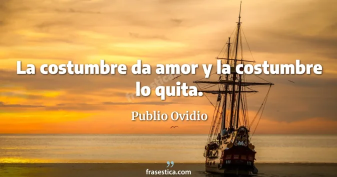 Cita de Publio Ovidio