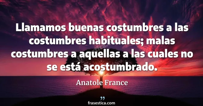 Cita de Anatole France