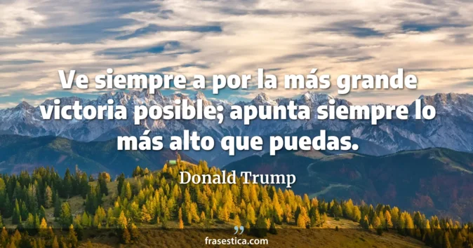Cita de Donald Trump