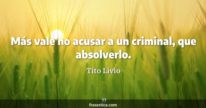 Cita de Tito Livio