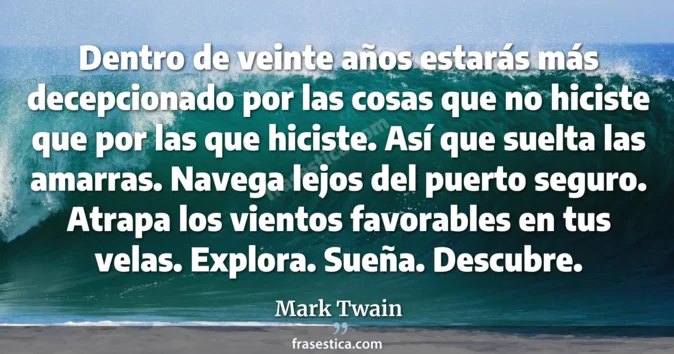 Cita de Mark Twain