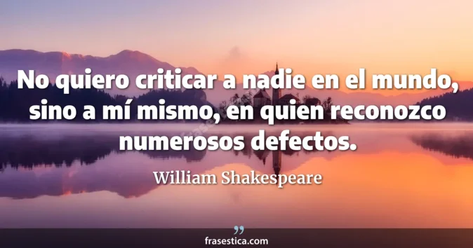 Cita de William Shakespeare