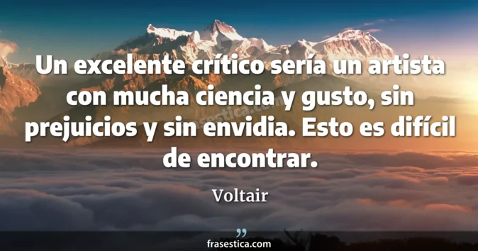 Cita de Voltair