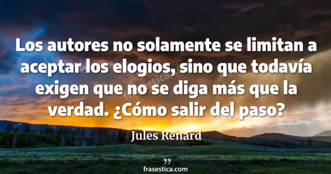 Cita de Jules Renard