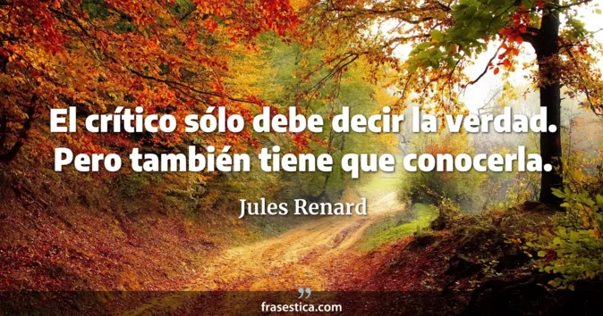 Cita de Jules Renard