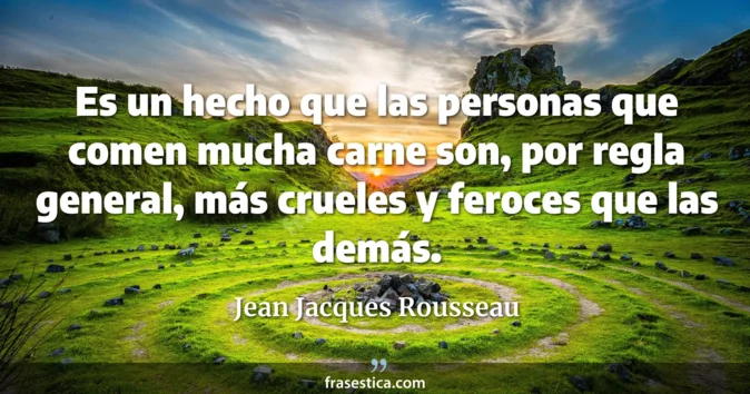 Cita de Jean Jacques Rousseau