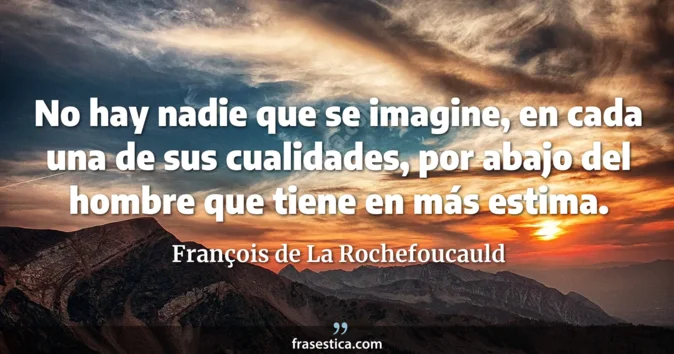 Cita de François de La Rochefoucauld